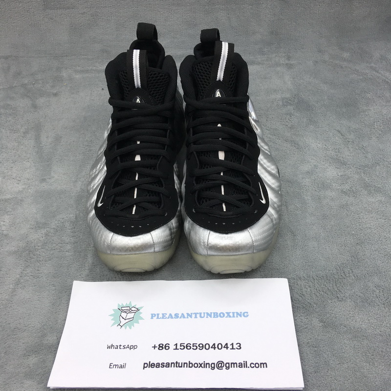 Authentic Nike Foamposite One Silver Surfer